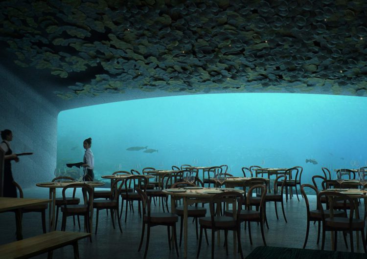 Подводный ресторан «Under» в Норвегии